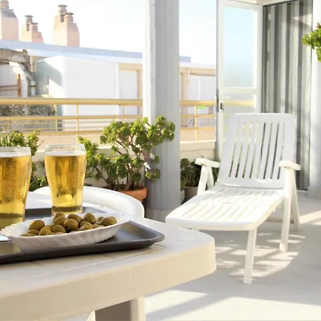 La Perla Apartment, Paradis Park, - Atico 1ª Linea - Solarium - Wifi - Piscina Apartment La Pineda
